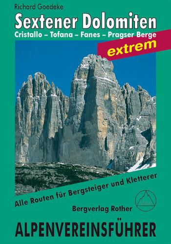 Copertina di Sextener Dolomiten; Alpenvereinsführer