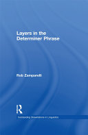 Copertina di Layers in the Determiner Phrase