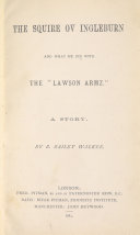 Copertina di The Squire Ov Ingleburn, and what He Did with the "Lawson Armz."