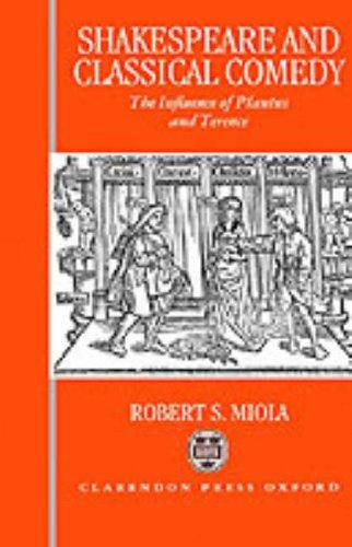 Copertina di Shakespeare and Classical Comedy