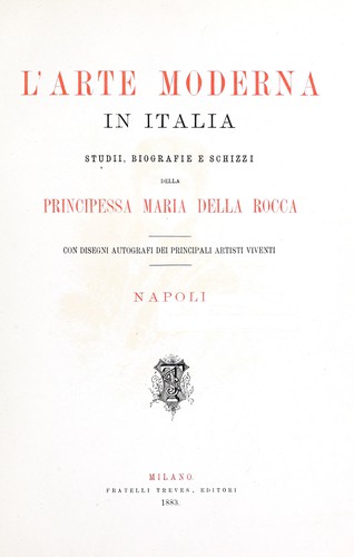 Copertina di L'arte moderna in Italia