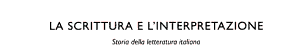 Copertina di La scrittura e l'interpretazione