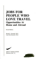 Copertina di Jobs for People who Love Travel