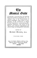 Copertina di The musical guide, ed. by R. Hughes