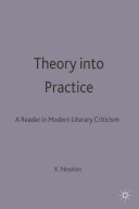 Copertina di Theory into Practice: A Reader in Modern Literary Criticism