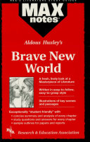 Copertina di Brave New World (MAXNotes Literature Guides)