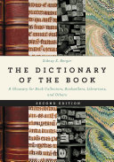 Copertina di The Dictionary of the Book