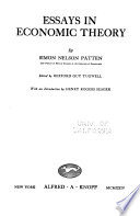 Copertina di Essays in Economic Theory
