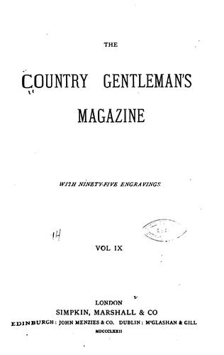 Copertina di The Contry Gentleman's Magazine
