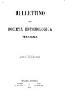 Copertina di Bollettino della Società entomologica italiana