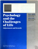 Copertina di Psychology and the Challenges of Life