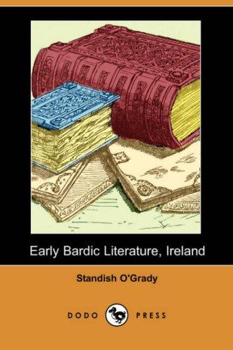 Copertina di Early Bardic Literature, Ireland