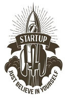 Copertina di Startup Just Believe in Yourself: 6x9 College Ruled Line Paper 150 Pages