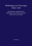Copertina di Meldungen aus Norwegen 1940-1945
