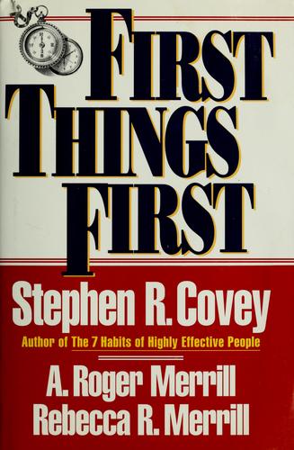 Copertina di First thing first
