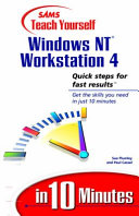 Copertina di Sams Teach Yourself Windows NT Workstation 4 in 10 Minutes