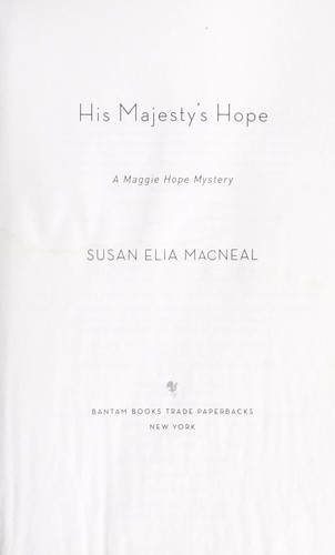 Copertina di His Majesty's Hope