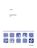 Copertina di Lucan: Oxford Bibliographies Online Research Guide
