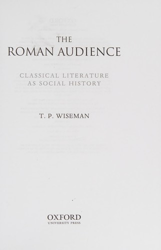 Copertina di Roman Audience