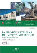 Copertina di La filosofia italiana del ventesimo secolo