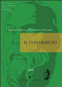 Copertina di Il contributo 3 (2012)