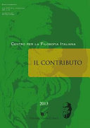 Copertina di Il contributo n. 1-2 2013