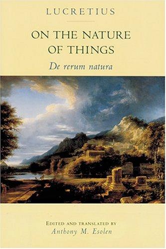 Copertina di De rerum natura