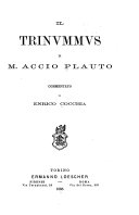 Copertina di Il Trinvmmvs di M. Accio [!] Plauto