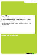 Copertina di Charakterisierung des Zauberers Cipolla