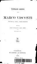 Copertina di Marco Visconti Storia del Trecento