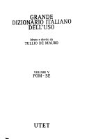 Copertina di Grande dizionario italiano dell'uso: Pom-Se