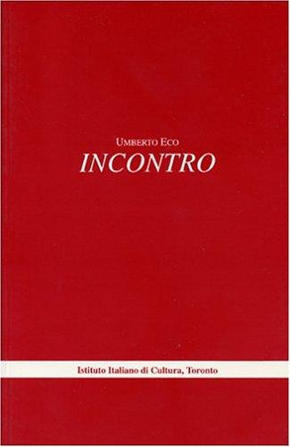 Copertina di Incontro =