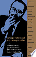 Copertina di Interpretation and Overinterpretation