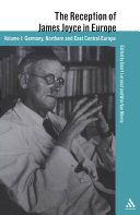Copertina di The Reception of James Joyce in Europe: Germany, Northern and East Central Europe