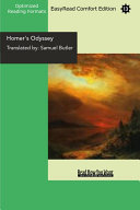 Copertina di Homer's Odyssey (EasyRead Comfort Edition)