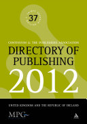 Copertina di Directory of Publishing 2012
