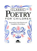 Copertina di Classic Poetry for Children
