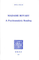 Copertina di Madame Bovary : a psychoanalytical reading