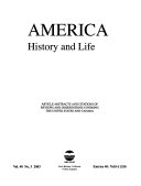 Copertina di America, History and Life