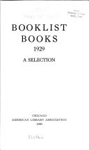 Copertina di The Booklist Books