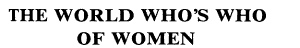 Copertina di The World Who's who of Women