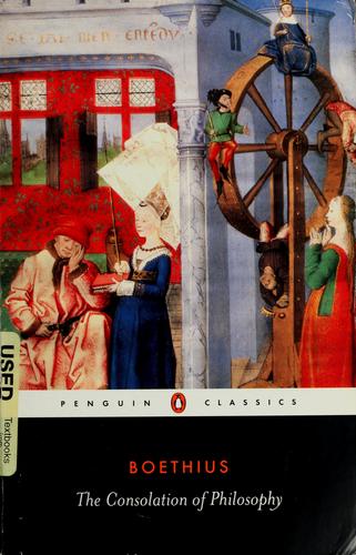 Copertina di Boethius.\The consolation of philosophy