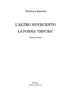 Copertina di L'altro Novecento nella poesia italiana: La poesia "impura"
