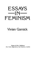 Copertina di Essays in Feminism