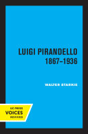 Copertina di Luigi Pirandello, 1867 - 1936, 3rd Edition