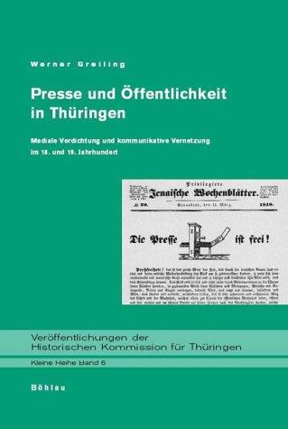 Copertina di Presse und Öffentlichkeit in Thüringen