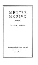 Copertina di Mentre morivo