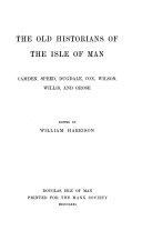 Copertina di The Old Historians of the Isle of Man