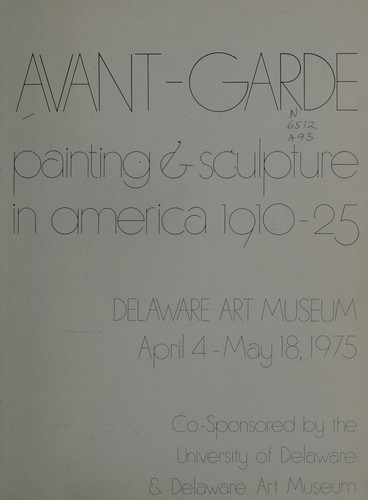 Copertina di Avant-garde painting & sculpture in America, 1910-25
