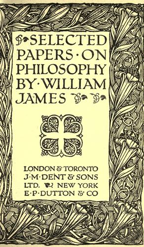Copertina di Selected papers on philosophy